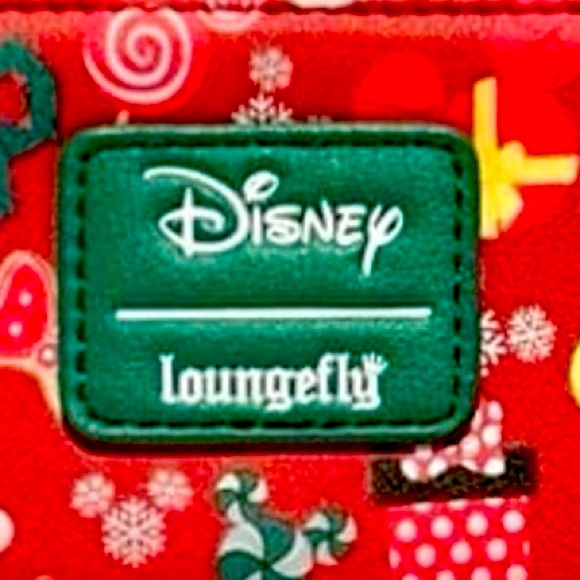 Loungefly Disney NWT Mickey Holiday Sweets & Treats Mini‎ Backpack & Wallet - Picture 8 of 9
